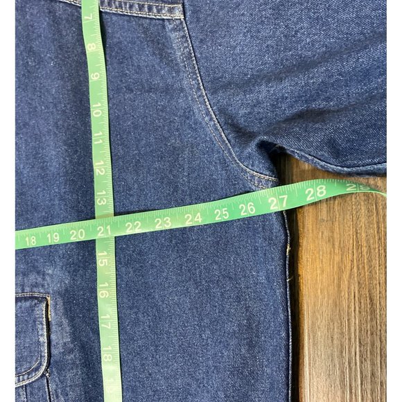 Code Zero Jean Pullover Jacket Made in Hong Kong Vintage Men's Size Large - Picture 9 of 9